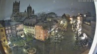 Archiv Foto Webcam Marktplatz Neuss - Quirinus Münster 23:00