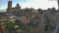 Archiv Foto Webcam Marktplatz Neuss - Quirinus Münster 07:00