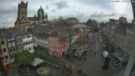 Archiv Foto Webcam Marktplatz Neuss - Quirinus Münster 11:00