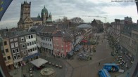 Archiv Foto Webcam Marktplatz Neuss - Quirinus Münster 09:00