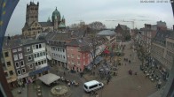 Archiv Foto Webcam Marktplatz Neuss - Quirinus Münster 11:00