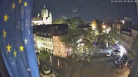 Archived image Webcam Neuss: View at the Quirinus Church 23:00