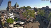 Archived image Webcam Neuss: View at the Quirinus Church 09:00