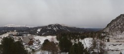 Archiv Foto Webcam Panoramablick Turracher Höhe: Panoramabahn und Nocky Flitzer 15:00