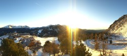 Archiv Foto Webcam Panoramablick Turracher Höhe: Panoramabahn und Nocky Flitzer 07:00