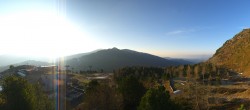 Archiv Foto Webcam Panoramablick Turracher Höhe: Panoramabahn und Nocky Flitzer 05:00