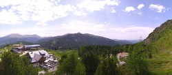 Archiv Foto Webcam Panoramablick Turracher Höhe: Panoramabahn und Nocky Flitzer 09:00