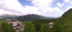 Archiv Foto Webcam Panoramablick Turracher Höhe: Panoramabahn und Nocky Flitzer 13:00