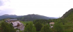 Archiv Foto Webcam Panoramablick Turracher Höhe: Panoramabahn und Nocky Flitzer 19:00