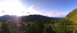 Archiv Foto Webcam Panoramablick Turracher Höhe: Panoramabahn und Nocky Flitzer 01:00