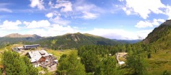 Archiv Foto Webcam Panoramablick Turracher Höhe: Panoramabahn und Nocky Flitzer 13:00