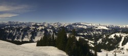 Archiv Foto Webcam Panoramablick Skigebiet Grasgehren 10:00