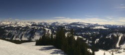Archiv Foto Webcam Panoramablick Skigebiet Grasgehren 16:00