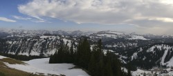 Archiv Foto Webcam Panoramablick Skigebiet Grasgehren 17:00