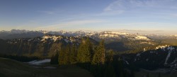 Archived image Webcam Grasgehren: Panoramic view over the ski resort 05:00