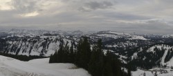 Archiv Foto Webcam Panoramablick Skigebiet Grasgehren 07:00