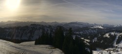 Archiv Foto Webcam Panoramablick Skigebiet Grasgehren 09:00