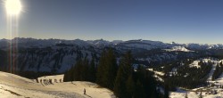 Archiv Foto Webcam Panoramablick Skigebiet Grasgehren 09:00