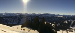 Archiv Foto Webcam Panoramablick Skigebiet Grasgehren 11:00