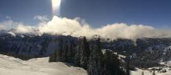 Archiv Foto Webcam Panoramablick Skigebiet Grasgehren 11:00