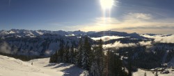 Archiv Foto Webcam Panoramablick Skigebiet Grasgehren 13:00