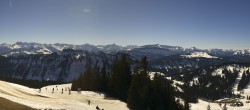 Archiv Foto Webcam Panoramablick Skigebiet Grasgehren 11:00