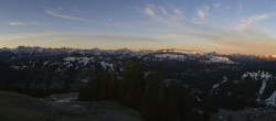 Archiv Foto Webcam Panoramablick Skigebiet Grasgehren 06:00
