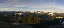 Archiv Foto Webcam Panoramablick Skigebiet Grasgehren 07:00
