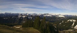 Archiv Foto Webcam Panoramablick Skigebiet Grasgehren 08:00
