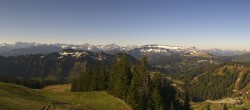 Archived image Webcam Grasgehren: Panoramic view over the ski resort 07:00