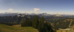 Archived image Webcam Grasgehren: Panoramic view over the ski resort 09:00