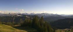 Archived image Webcam Grasgehren: Panoramic view over the ski resort 17:00