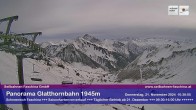 Archiv Foto Webcam Bergstation Glatthornbahn 09:00