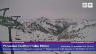 Archiv Foto Webcam Bergstation Glatthornbahn 11:00