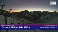 Archiv Foto Webcam Bergstation Glatthornbahn 06:00