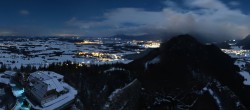 Archiv Foto Webcam Pfronten: Blick von der Burgruine Falkenstein 01:00