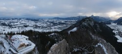 Archiv Foto Webcam Pfronten: Blick von der Burgruine Falkenstein 07:00