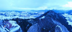 Archiv Foto Webcam Pfronten: Blick von der Burgruine Falkenstein 06:00