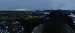 Archived image Webcam View of Falkenstein Castle 23:00