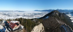 Archiv Foto Webcam Pfronten: Blick von der Burgruine Falkenstein 11:00