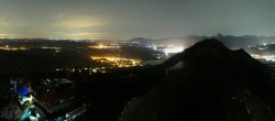 Archiv Foto Webcam Pfronten: Blick von der Burgruine Falkenstein 23:00