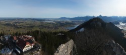 Archiv Foto Webcam Pfronten: Blick von der Burgruine Falkenstein 09:00