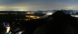 Archiv Foto Webcam Pfronten: Blick von der Burgruine Falkenstein 03:00