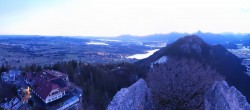 Archiv Foto Webcam Pfronten: Blick von der Burgruine Falkenstein 05:00