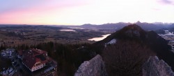 Archiv Foto Webcam Pfronten: Blick von der Burgruine Falkenstein 06:00