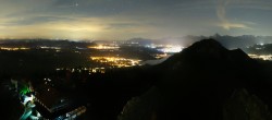 Archived image Webcam View of Falkenstein Castle 23:00