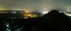 Archived image Webcam View of Falkenstein Castle 20:00