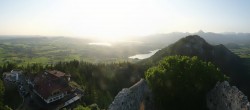 Archiv Foto Webcam Pfronten: Blick von der Burgruine Falkenstein 05:00