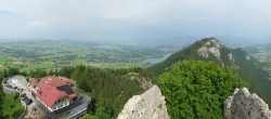 Archiv Foto Webcam Pfronten: Blick von der Burgruine Falkenstein 15:00