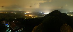 Archiv Foto Webcam Pfronten: Blick von der Burgruine Falkenstein 18:00